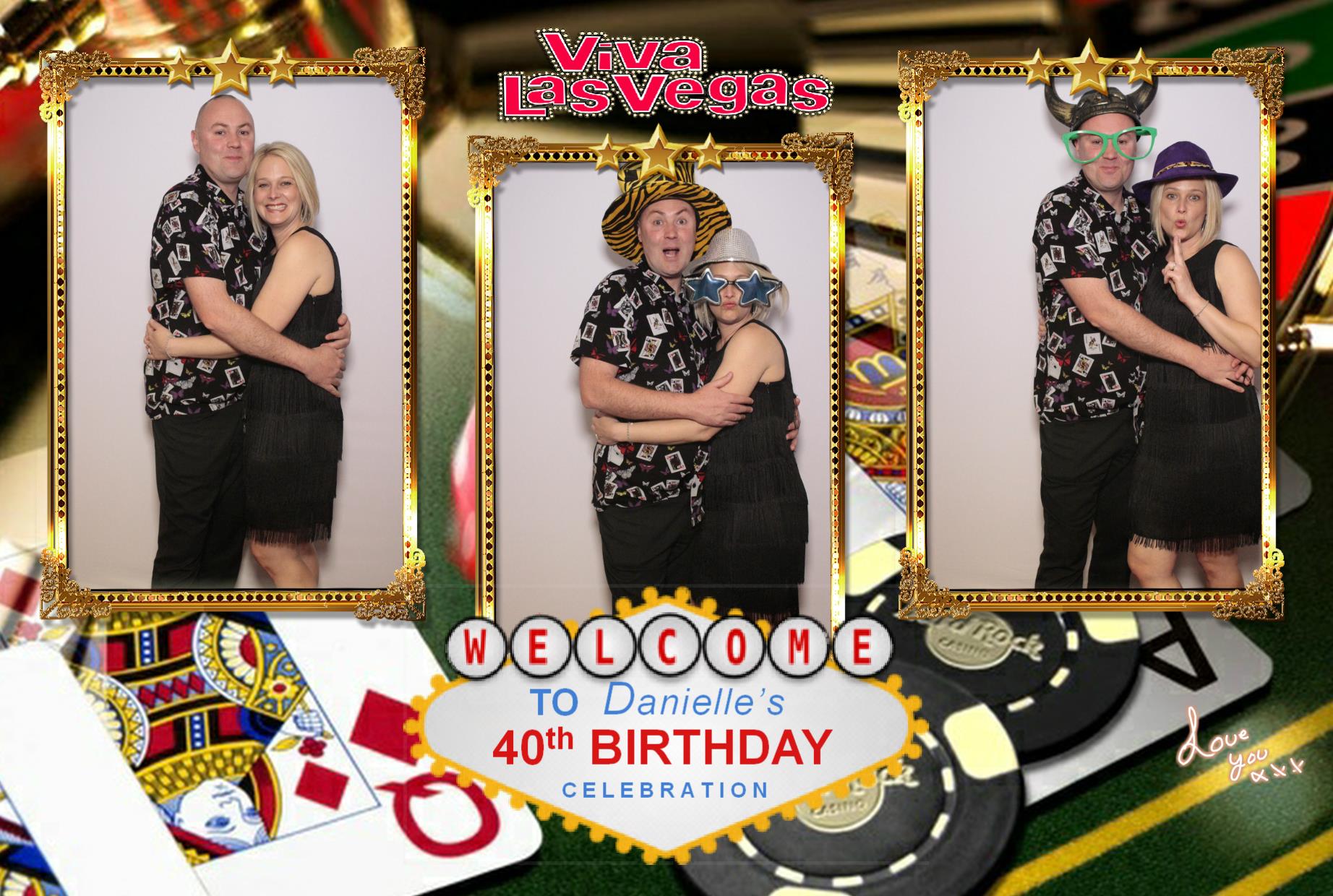Danielle’s 40th birthday | View more photos from the event at gallery.myphotoboothexperience.co.uk/u/MyPhotoBoothExperienceLtd/Danielle’s-40th-birthday